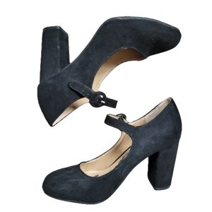 American Rag Cie Aeilena black suede pump maryjane heels 6.5